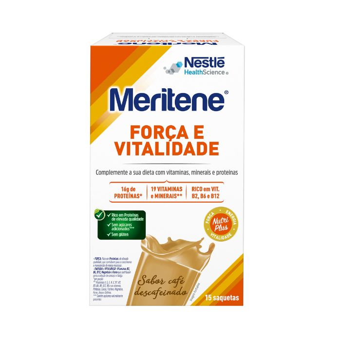 Meritene Força e Vitalidade Descaf. 15 Saquetas
