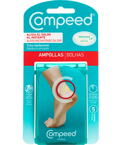 Compeed penso pequeno bolhas x5