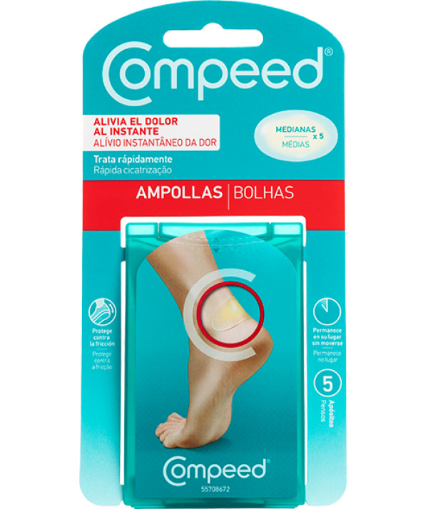 Compeed penso pequeno bolhas x5