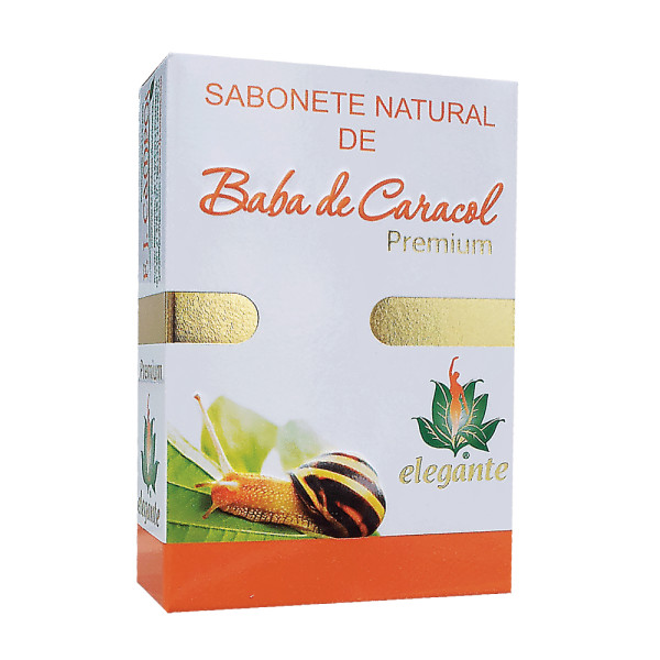 Elegante sabonete baba de caracol
