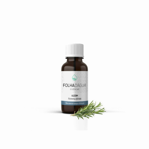 Óleo Essencial de Alecrim Bio 10ml Folha D'Agua