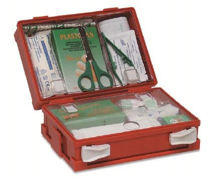 Caixa Primeiros Socorros Cheia 18x12.5x8 | Moretti | Kit Médico