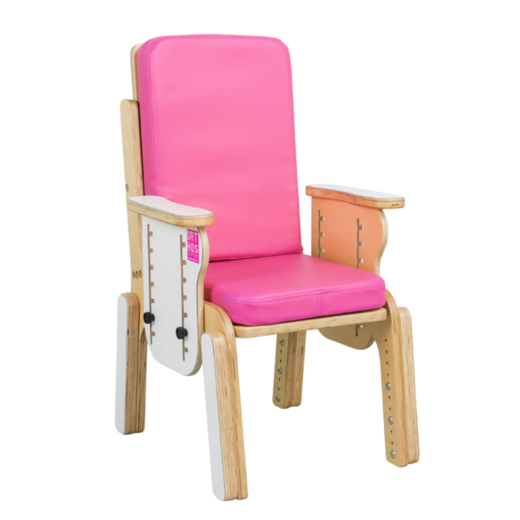 Cadeira de Atividades Postural ORTHOS Minnie 30 | Suporte Pediátrico Baixo/Médio | Cor Rosa | Ref.: 53CDE11ATMN26