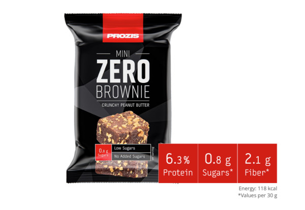 Mini Brownie Zero 30g - Manteiga de Amendoim Crocante