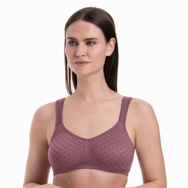 Soutien Pós-Mastectomia Bilateral | C/ Bolsas para Prótese | Suporte e Conforto | Dark Rose (90A)