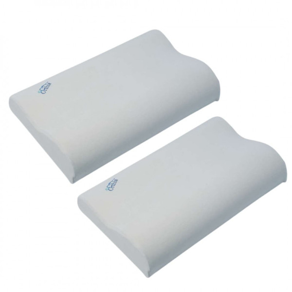 Orthia Almofada Confort M Viscoelástica | Pack Promocional 2 Unidades | Correção Cervical e Relaxamento