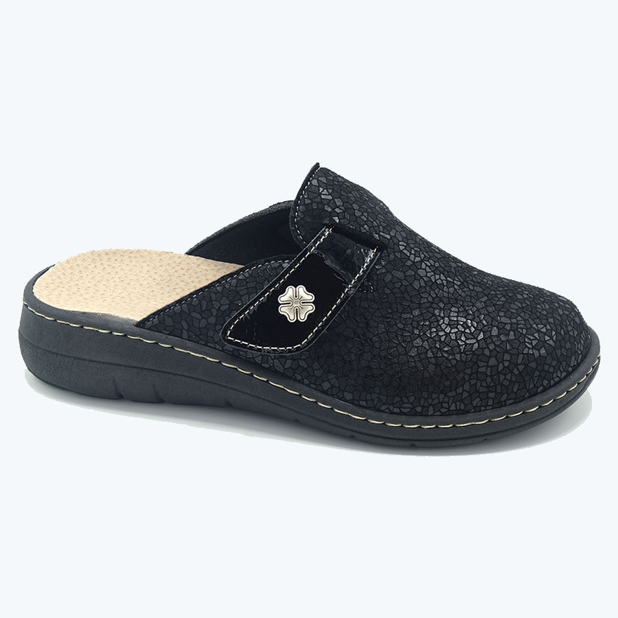 Sapato Ortopédico FLEXMOVE 940 | Material Elástico, Impermeável e Palmilha Removível | Preto