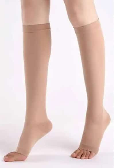 Meia Elástica de Compressão JUZO Intenso (Classe 2) | Até ao Joelho | Ponta do Pé Aberta (III)