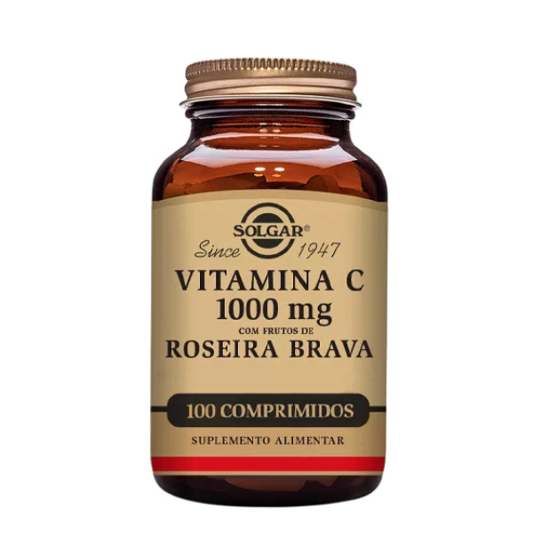 Vit. C 1000mg + roseira brava x100 Solgar