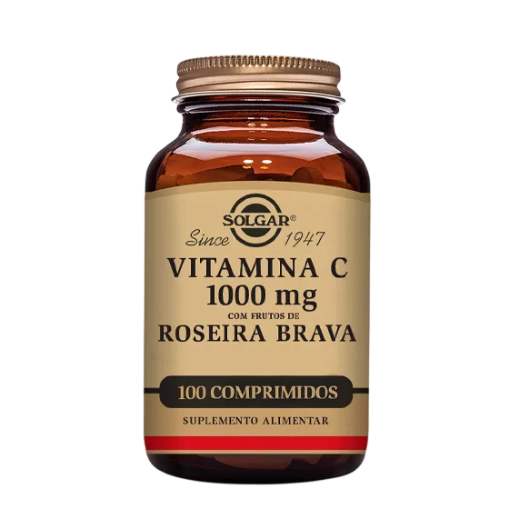 Vit. C 1000mg + roseira brava x100 Solgar