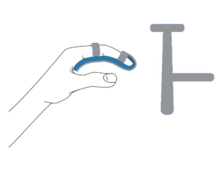 Tala para dedo - Baseball, Médio