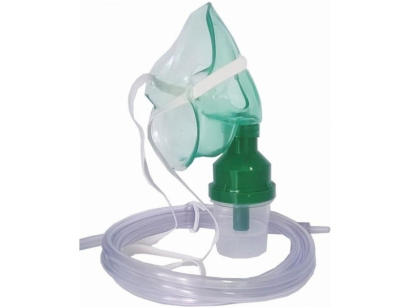 Kit de nebulização adulto c/mascara e tubo 2mts