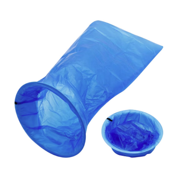 Saco Vomito Azul com Anel Suporte
