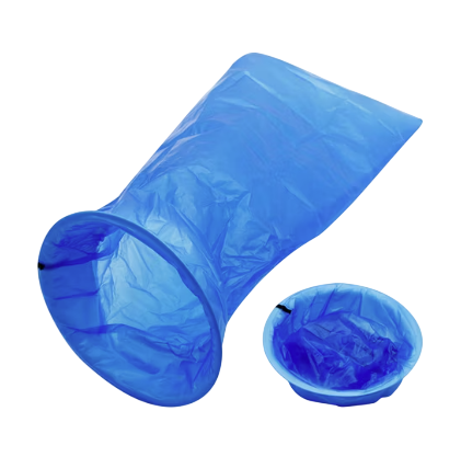 Saco Vomito Azul com Anel Suporte