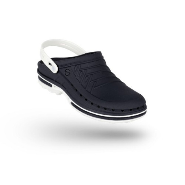 Soca hospitalar WOCK CLOG com Presilha (37/38, AZUL M/BR)