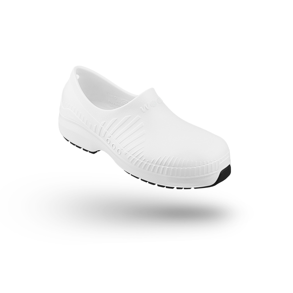 Sapato de Segurança Biqueira de Aço WOCK SECURLITE 01 Branco (40, BRANCO)