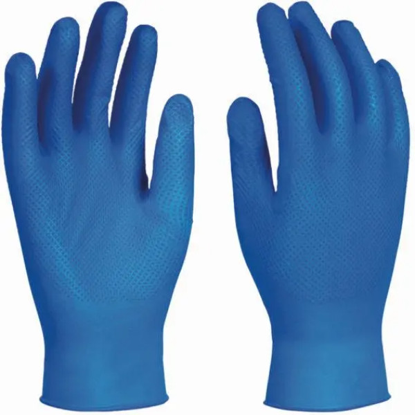 Luvas nitrilo 2570 azuis x100 (M) (M)