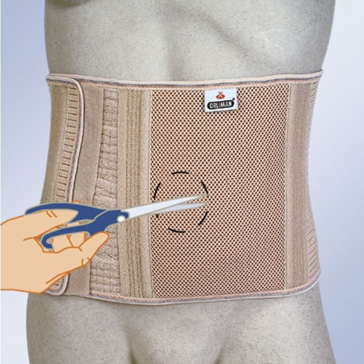 Faixa Abdominal para Ostomizados Orliman (16cm) – Sem Orifício