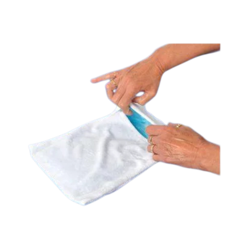 Bolsa Poliester Proteção p/ Compressa Quente/Frio 25x35cm