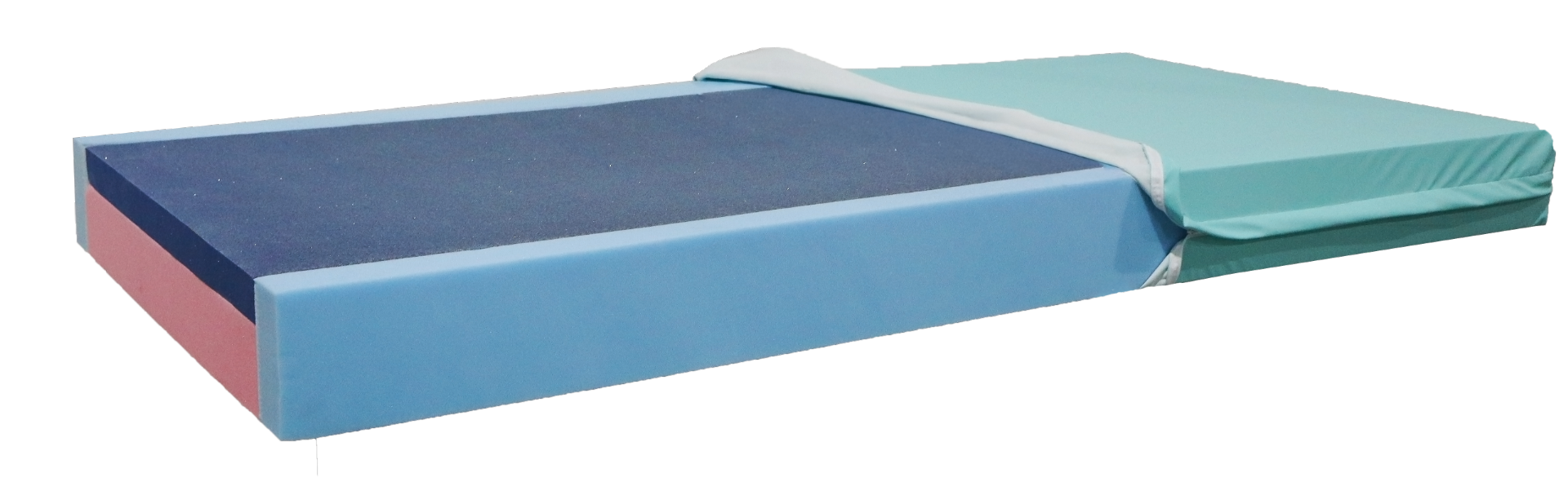 Colchão anti escaras com tecnologia Energex® + Cooltouch® (regulador térmico) e beiras endurecidas (anti-quedas) 200 x 90 x 15 cm