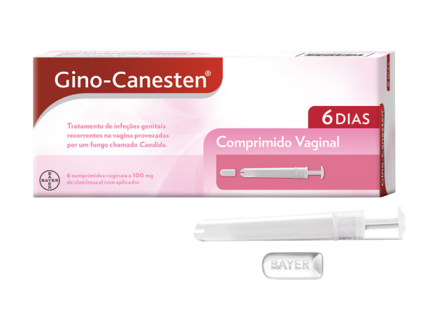 Gino-Canesten Comprimido Vaginal 6 compr. com apli.