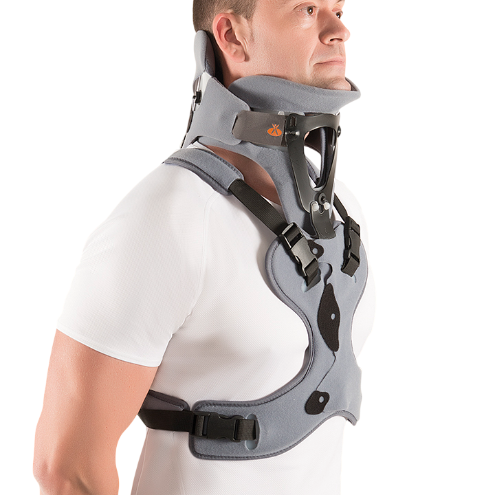 Colar Cervical Bivalve com Suporte Torácico - ORLIMAN CC2800