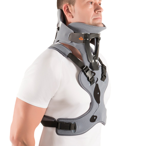 Colar Cervical Bivalve com Suporte Torácico - ORLIMAN CC2800