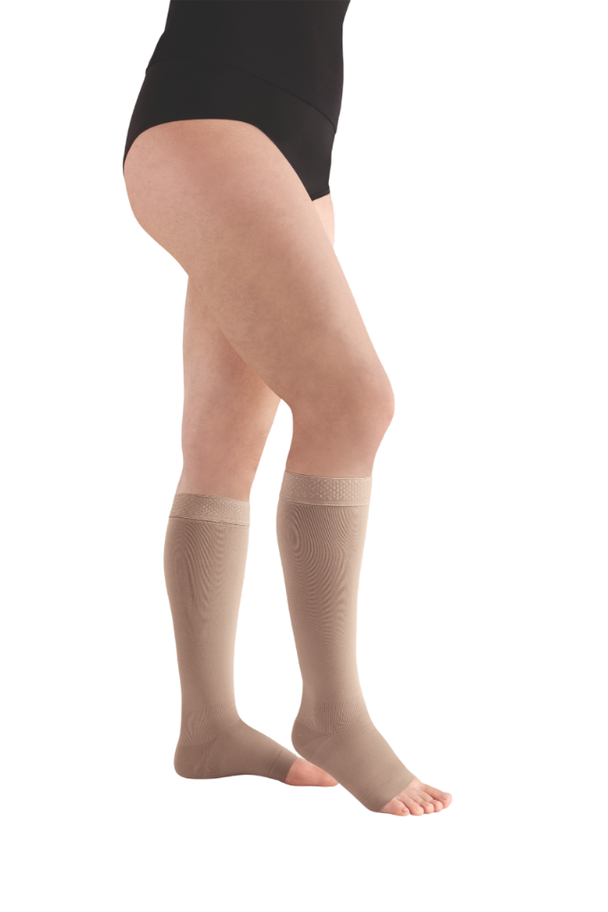 Juzo Move - Meia Elástica,  Até ao Joelho, Classe 2 (PE ABERTO, IV, EXTRA CURT)