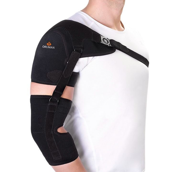 Ortótese de Ombro Orliman com Apoio de Braço e Antebraço - ORLIMAN 94303 (1.ESQUERDO)