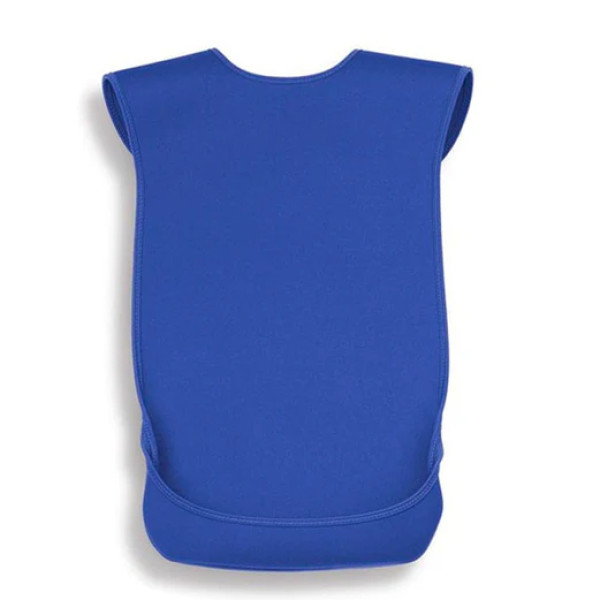 Babete para Adultos em Silicone Impermeável Azul