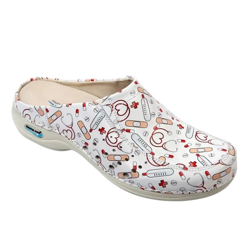 Socas Profissionais Wash'Go Berlim com Furos - Saúde Branco (40)