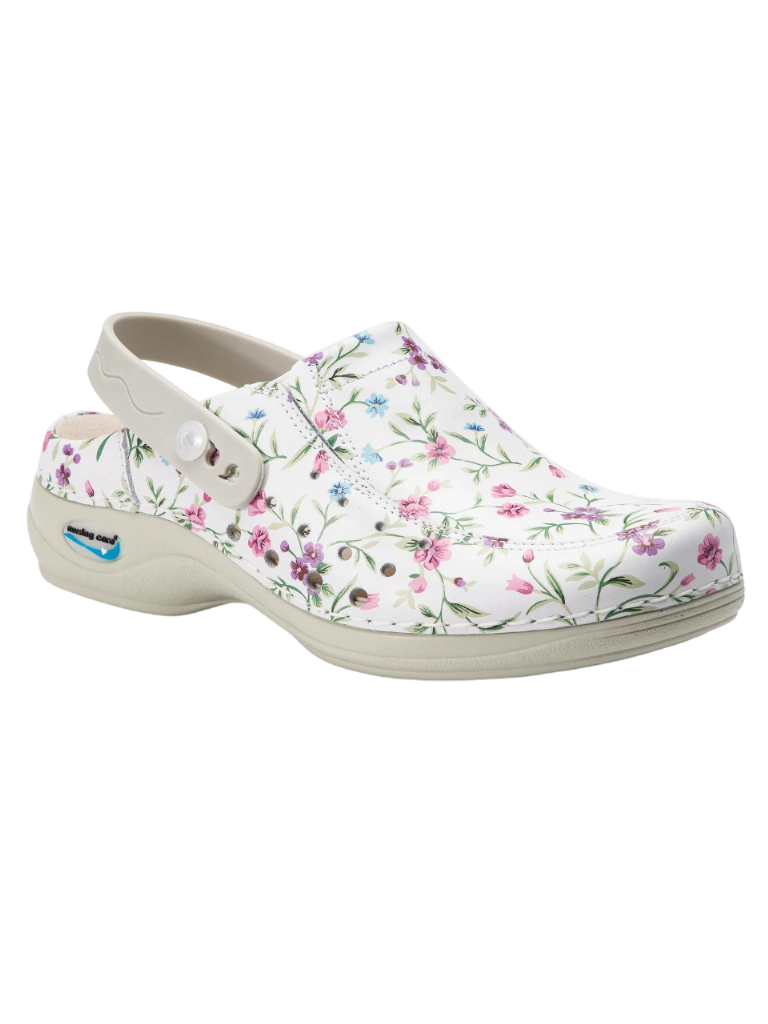Socas Profissionais Wash'Go Berlim com Furos e Presilha - Flores