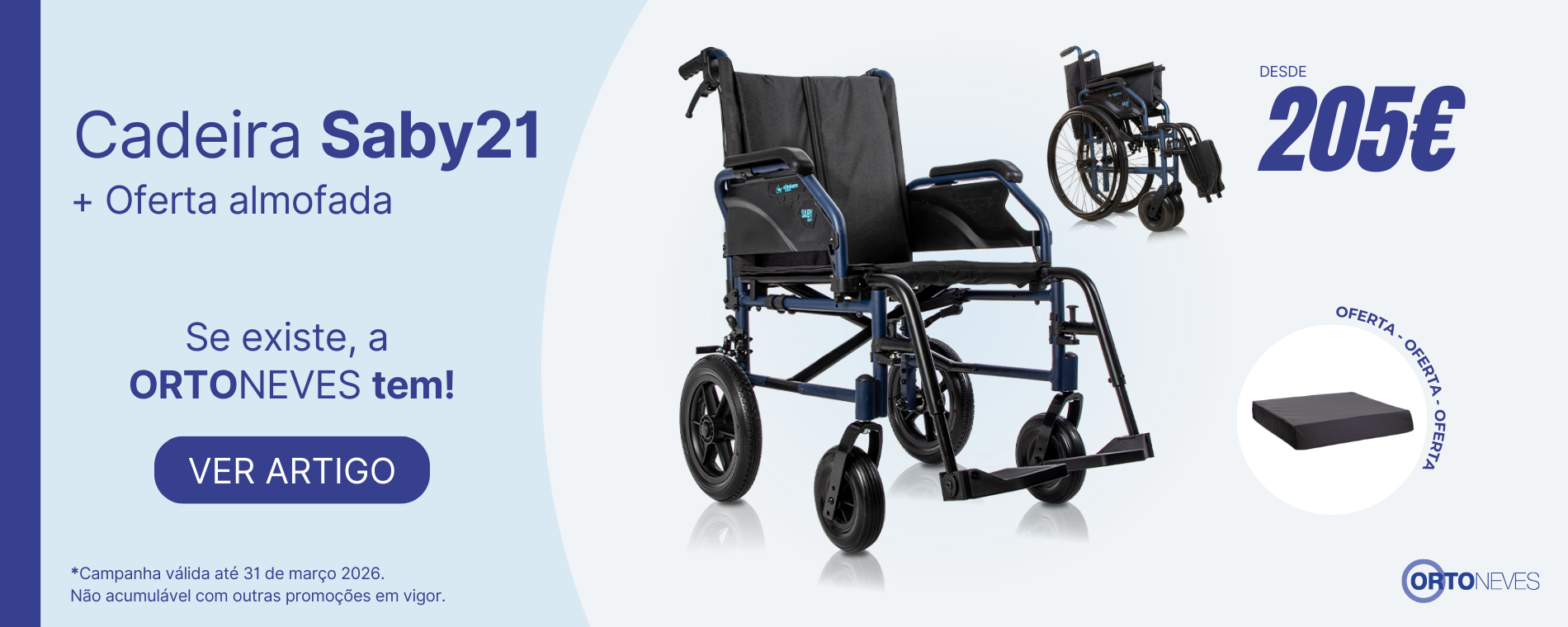 Saby 21 - Oferta Almofada Viscoelástica