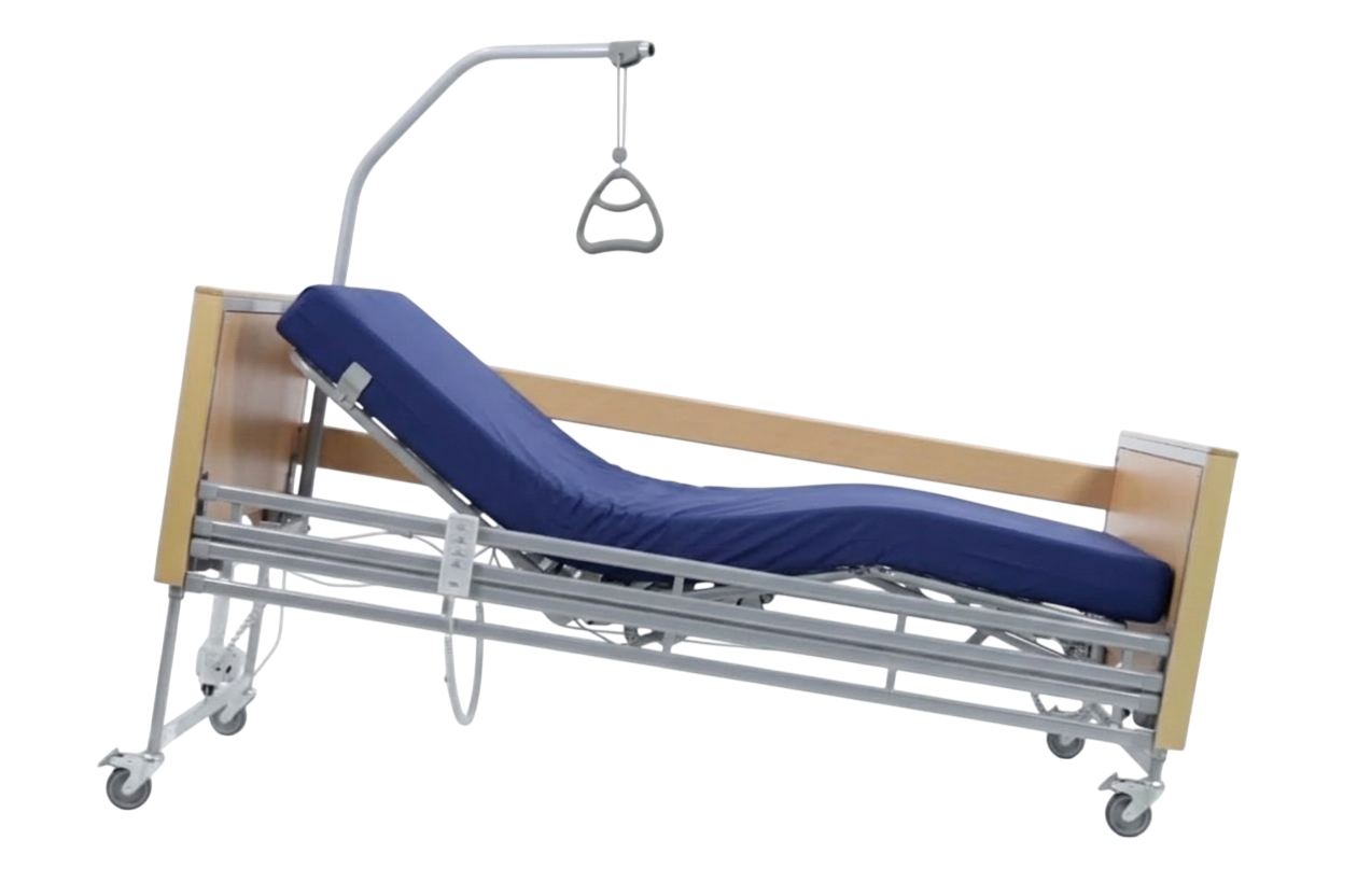 Cama elétrica Medley Ergo com Trend e Anti Trend + Grades Madeira