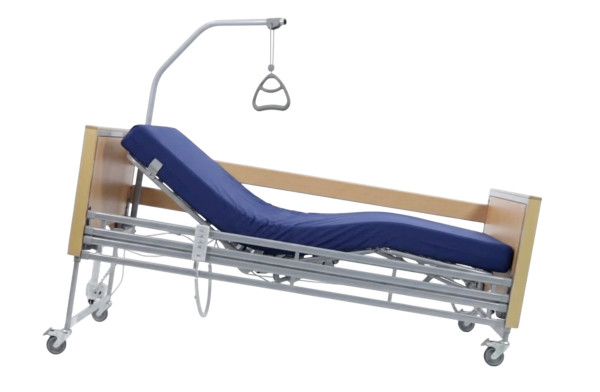 Cama elétrica Medley Ergo com Trend e Anti Trend + Grades Madeira