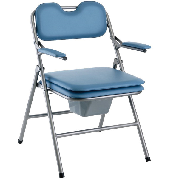 Cadeira desdobravel sanitaria omega azul lavanda