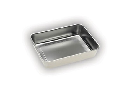 Tabuleiro inox 25x20x05cm