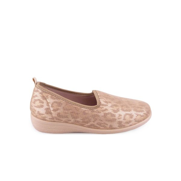 Sapatilha Agra Medicomfort Bege em Lycra (35, BEGE)