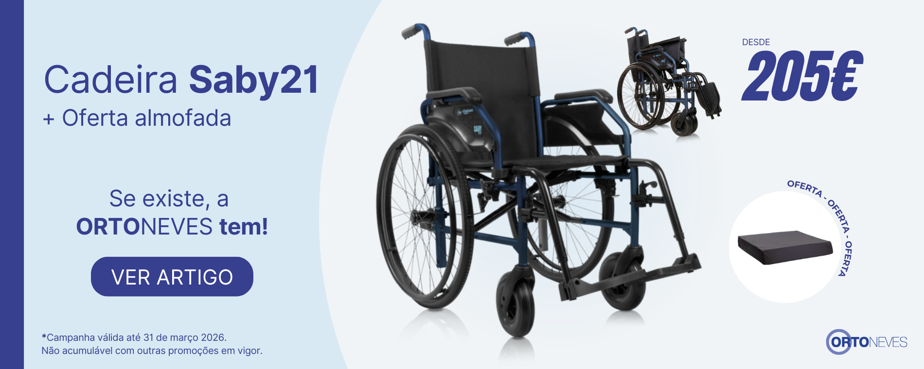 Saby 21 - Oferta Almofada Viscoelástica