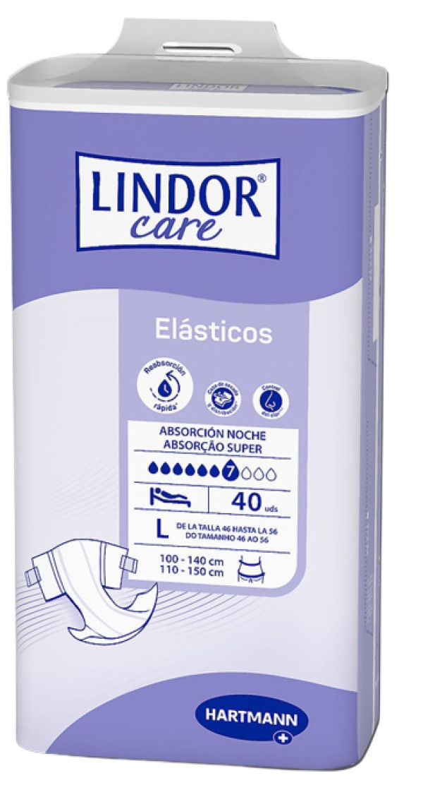 LINDOR - Fralda Super T. Grande x40 uni.