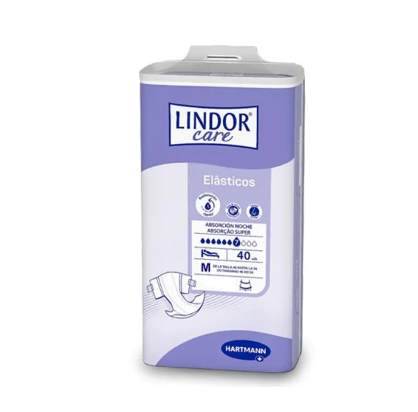 LINDOR - Fralda Super T. Médio x40 uni.