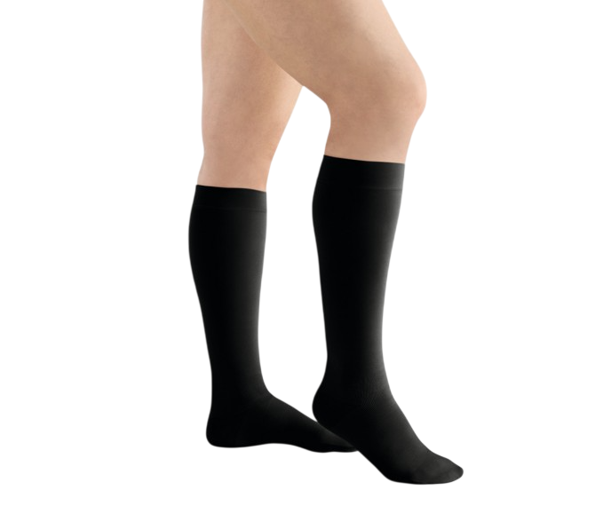 Meia Elástica Até ao Joelho JUZO SOFT 2002 Preta (PE FECHADA, II, NORMAL)