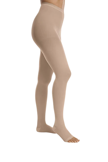 Meia Elástica Collant JUZO SOFT 2001 (M, PE ABERTO, NORMAL)