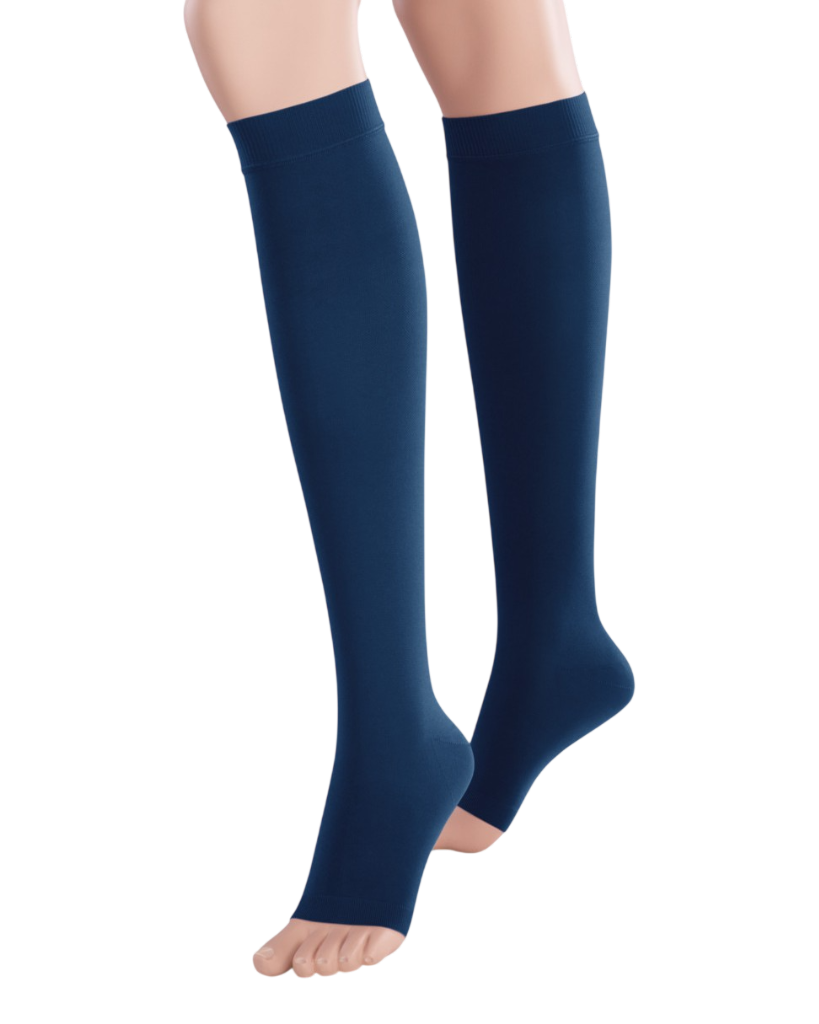 Meia Elástica Até ao Joelho JUZO SOFT 2002 Mirtilo (NORMAL, PE ABERTO, II)