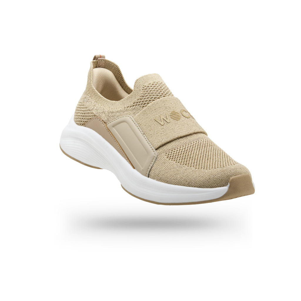 Sapatilha WOCK SWIFT LS 03 Dourada com Sistema Slide-in (40, GOLD)