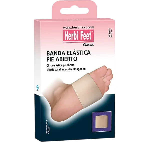 Banda Elástica de Alinhamento para Antepé e Pé Aberto (1 Par)
