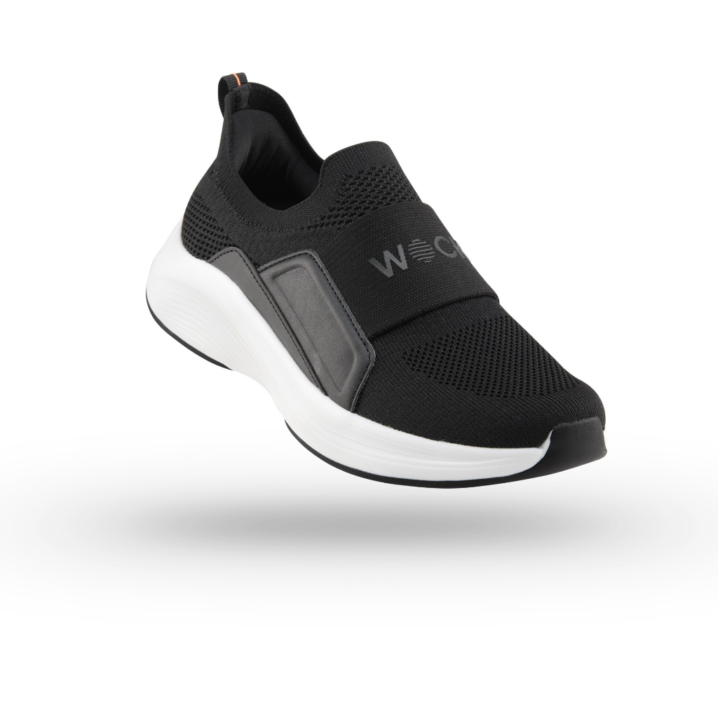 Sapatilha WOCK SWIFT LS 01 Preta com Sistema Slide-in (38, PRETO)