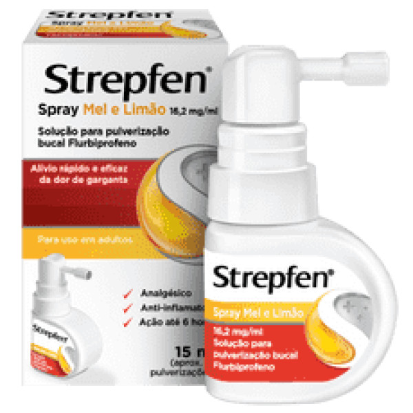Strepfen Spray Anti-inflamatório Mel e Limão