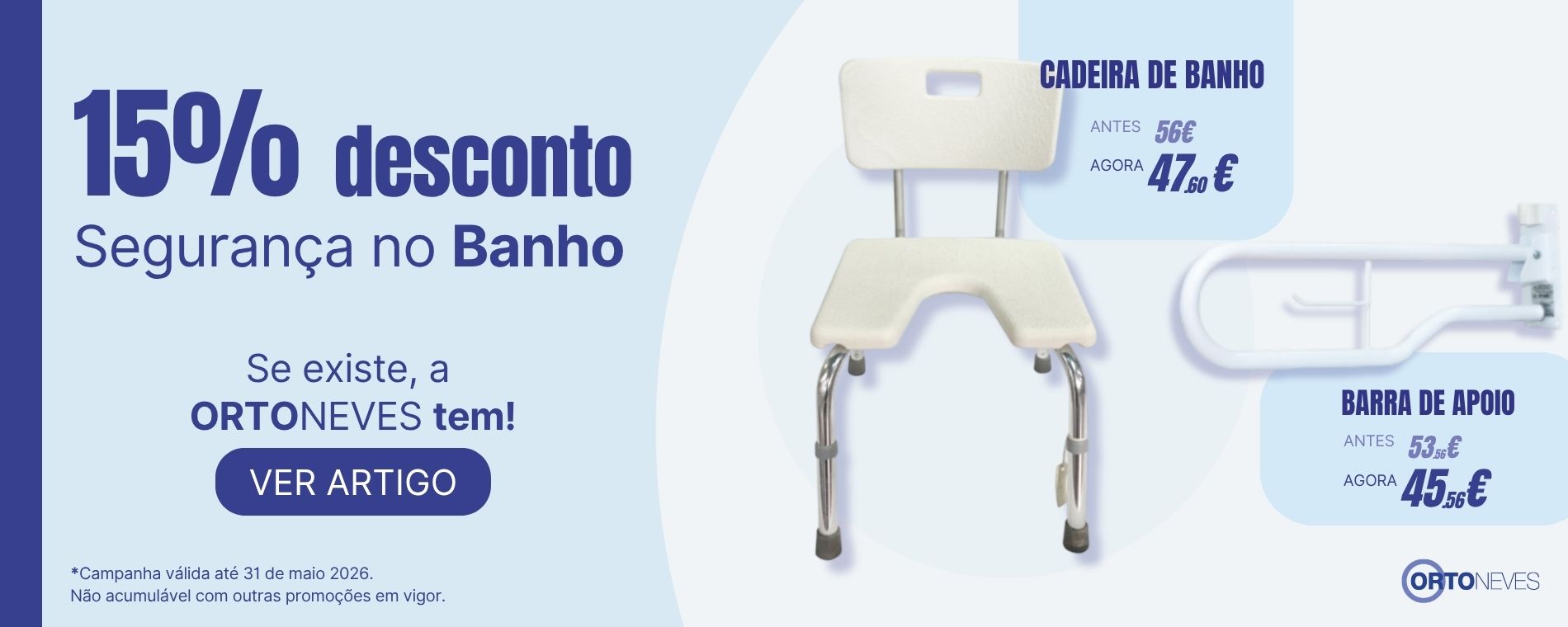 Segurança no Banho - 15% desconto