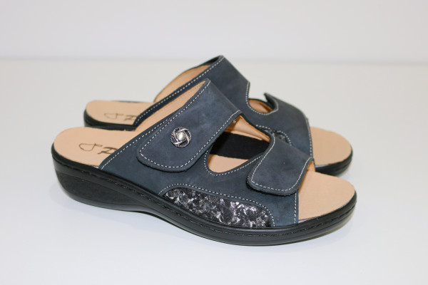 Chinelo Pear Conforto com Duplo Ajuste (38, AZUL)